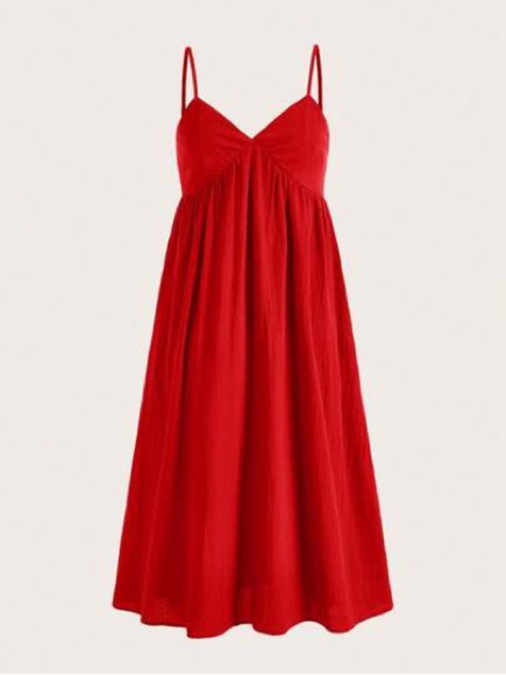 GAP Red Spaghetti Strap Sundress